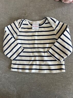 Hanna Andersson Striped Long-Sleeve Baby Top